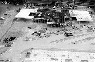 Baustelle des Busbahnhofs an der Wilhelmstraße